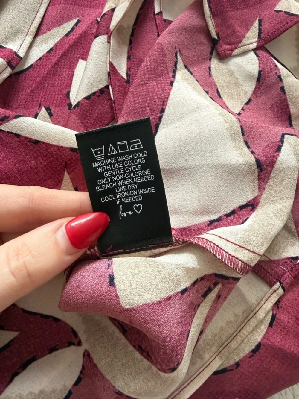 NWT - Nic + Zoe - Shadow Blocks Dress - Red Multi - Picture 8 of 15